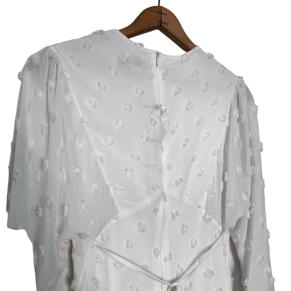 Chicwish | Cotton Candy Sheer Maxi Dress In White Size XS NWT - Picture 7 of 10